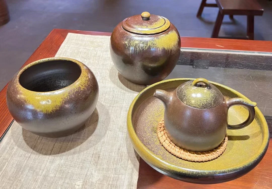 Rongchang pottery teaware
